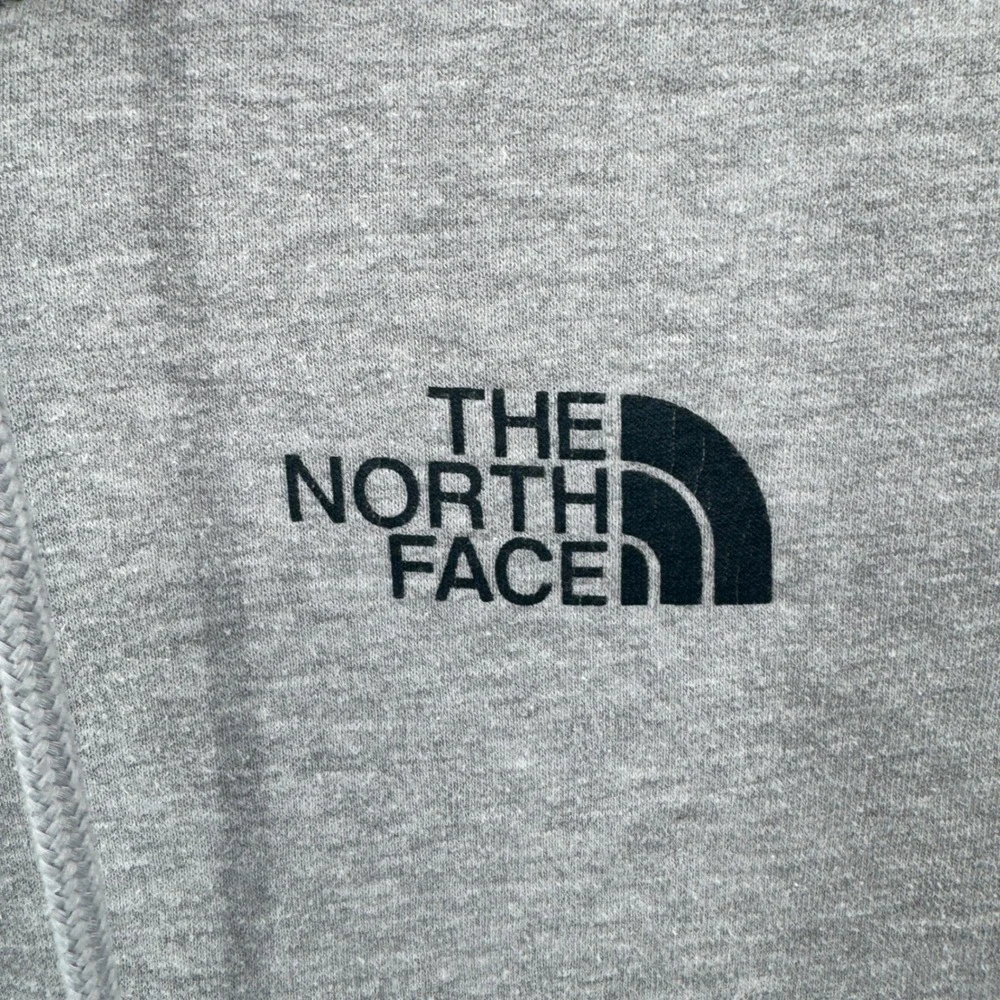 The North Face Hoodie Mens‎ Large Grey Pullover Sweatshirt Never Stop Exploring